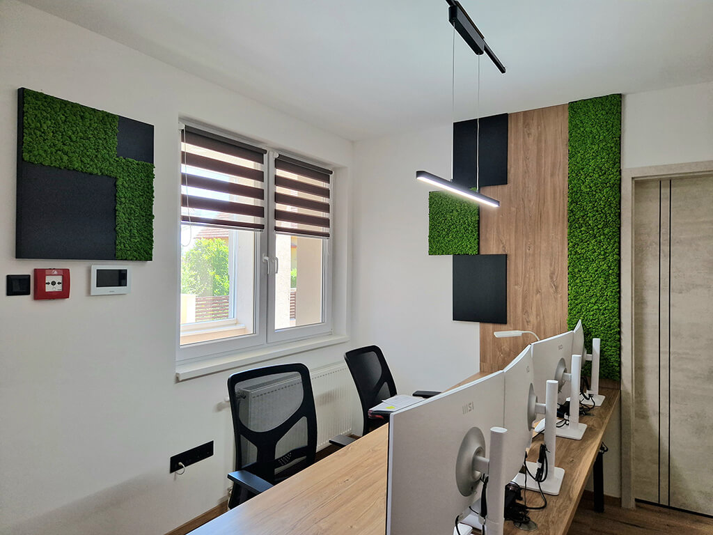 Szolnoki iroda zöldfal