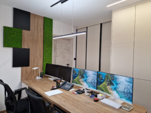 Szolnoki iroda zöldfal