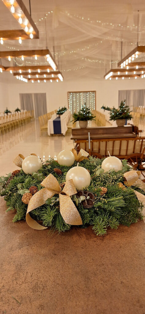 Karácsonyi céges dekor - Kiss Katalin alwaysgreen.hu