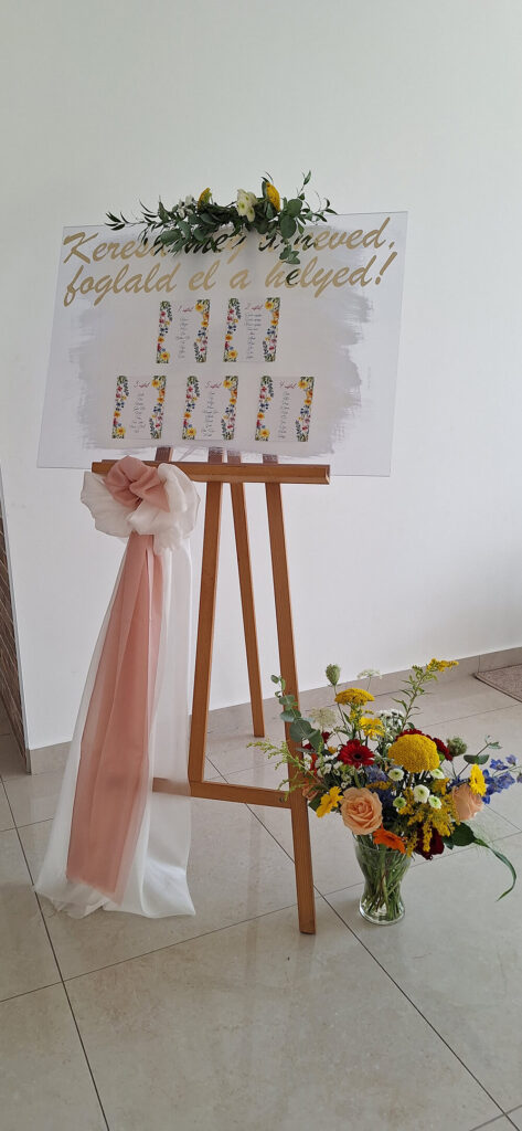 Esküvői dekor Kiss Katalin alwaysgreen.hu