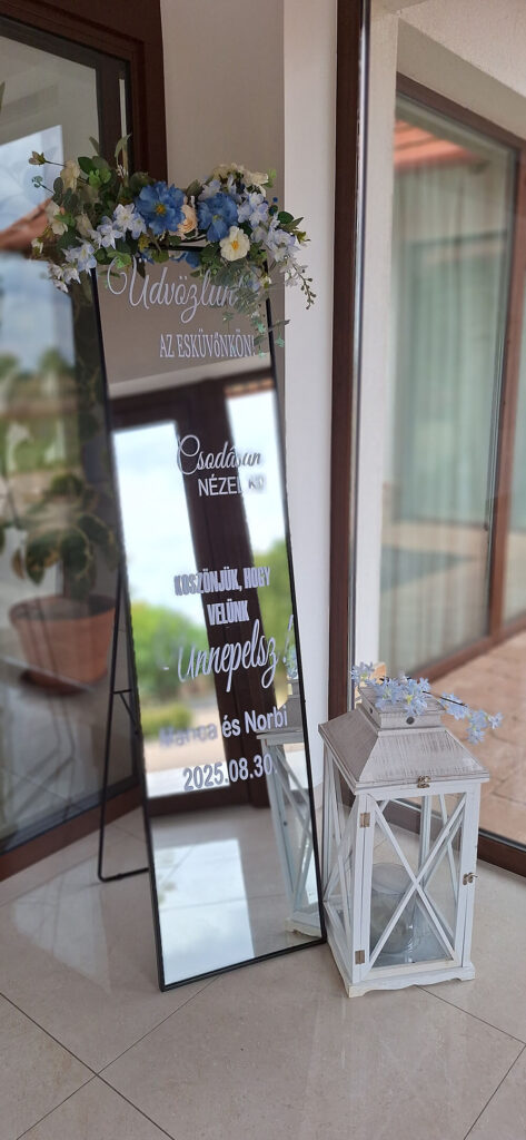 Esküvői dekor Kiss Katalin alwaysgreen.hu