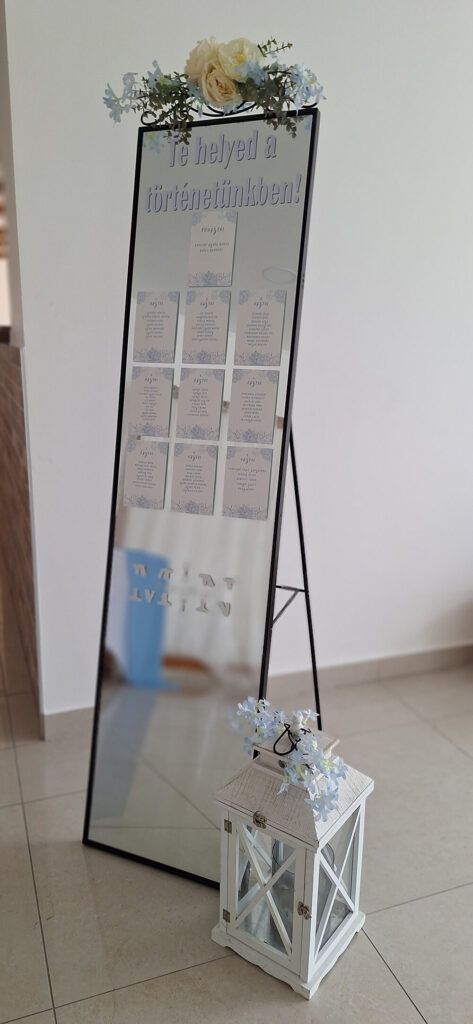 Esküvői dekor Kiss Katalin alwaysgreen.hu