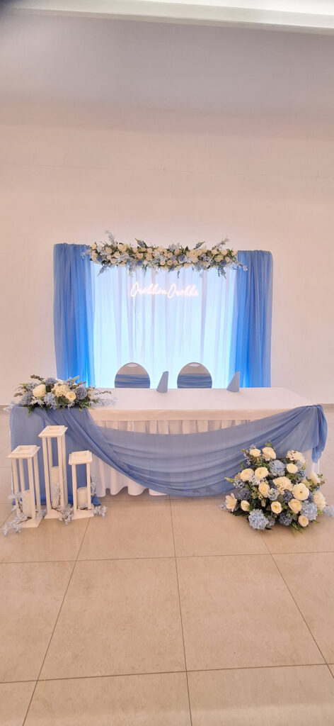 Esküvői dekor Kiss Katalin alwaysgreen.hu