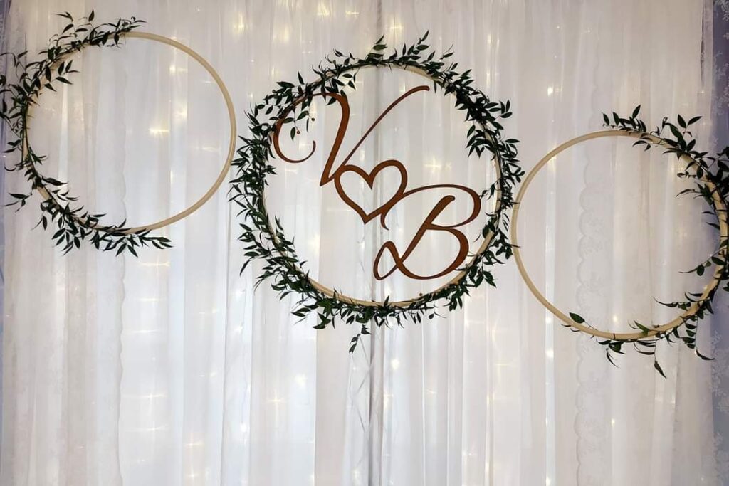 Esküvői dekor Kiss Katalin alwaysgreen.hu