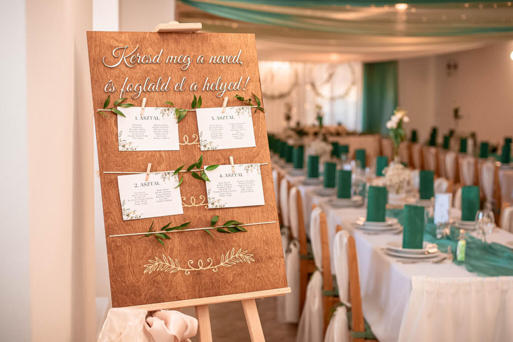 Esküvői dekor Kiss Katalin alwaysgreen.hu